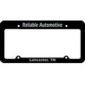 License Plate Frame w/ Large Imprint Area at Top